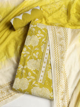 Printed Cotton Printed Unstitched Suit With Dupatta